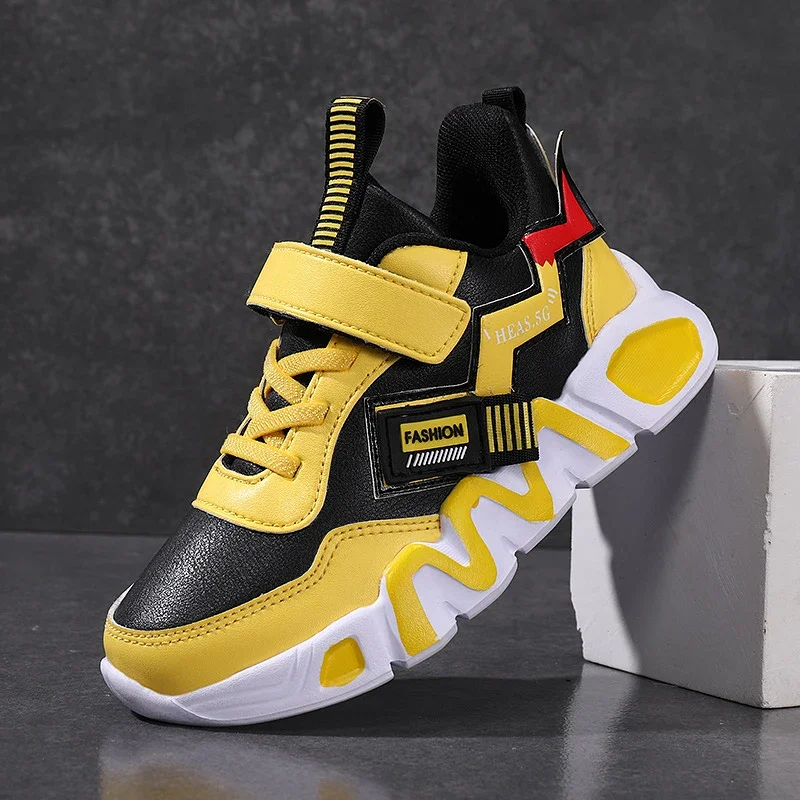 Boys Basketball Shoes High Quality Top Soft Non-slip Kids Sneakers Thick Sole Children Sport Shoes Outdoor Boy Trainer Basket