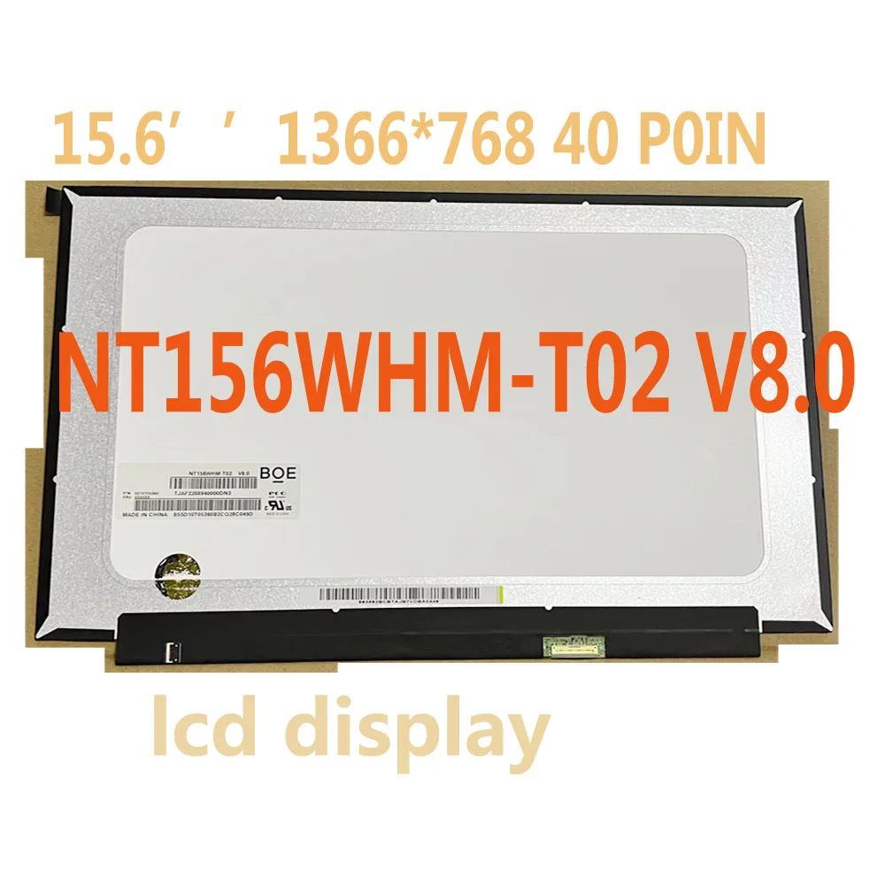 

NT156WHM-T02 V8.0 или B156XTK02.1 15,6 ЖК-экран для ноутбука Lenovo Ideapad 3-15ADA05 3-15 L340-15 сенсорная версия дисплей 1366x768