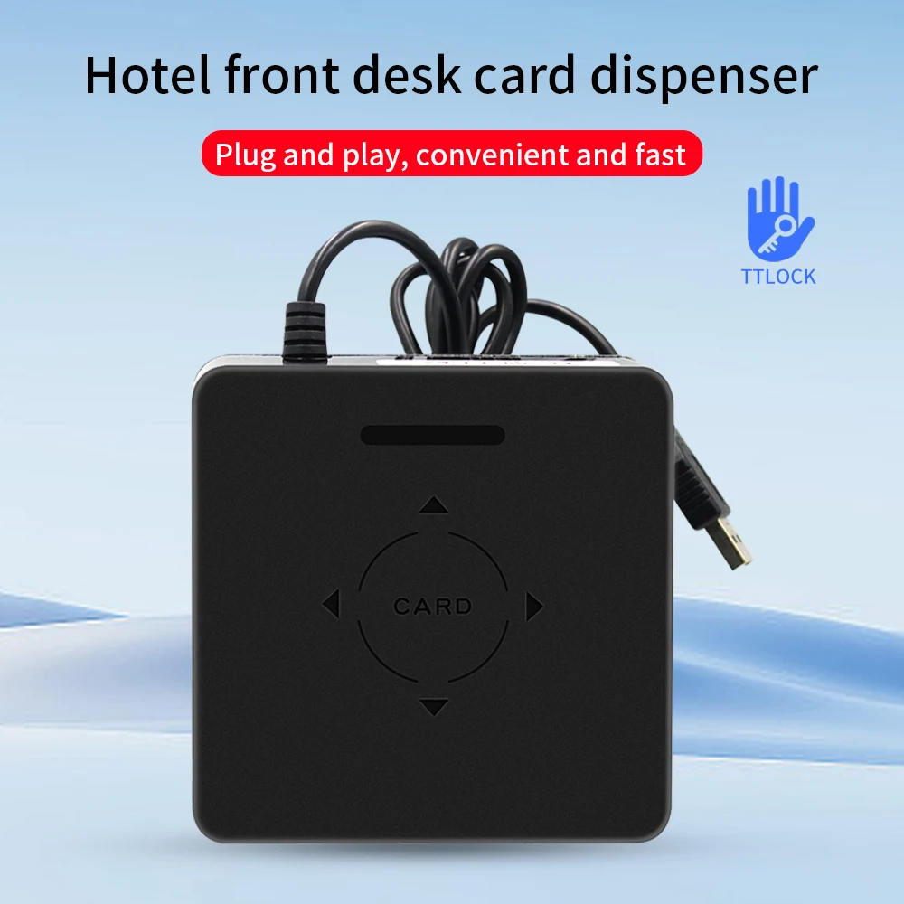 TTHotel Card Encoder for USB Hotel Lock System 13.56Mhz IC M1 Card Reader Writer Works With TTLock APP Different Encoder Number