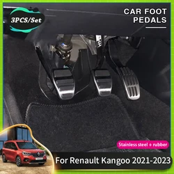 Car No Drilling Foot Pedal Pads Covers For Renault Kangoo Mercedes Benz Citan T-Class Nissan Townstar 2021 2022 2023 Acessories