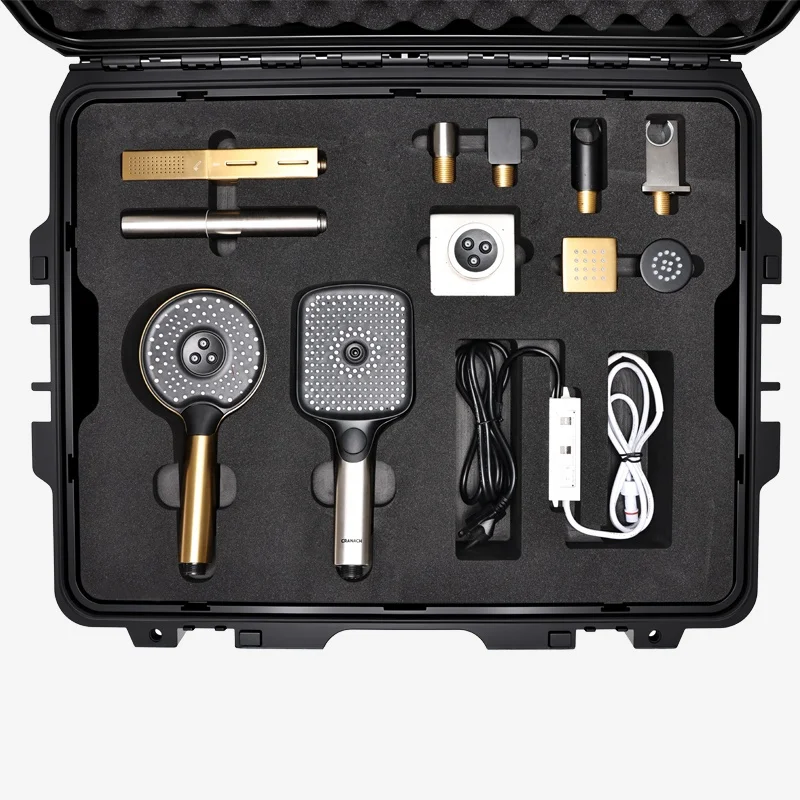 214X Custom Pioneer Controller Transport Case Heavy Duty Storage Boxes Plastic Hard Case Magic Clip Cordless