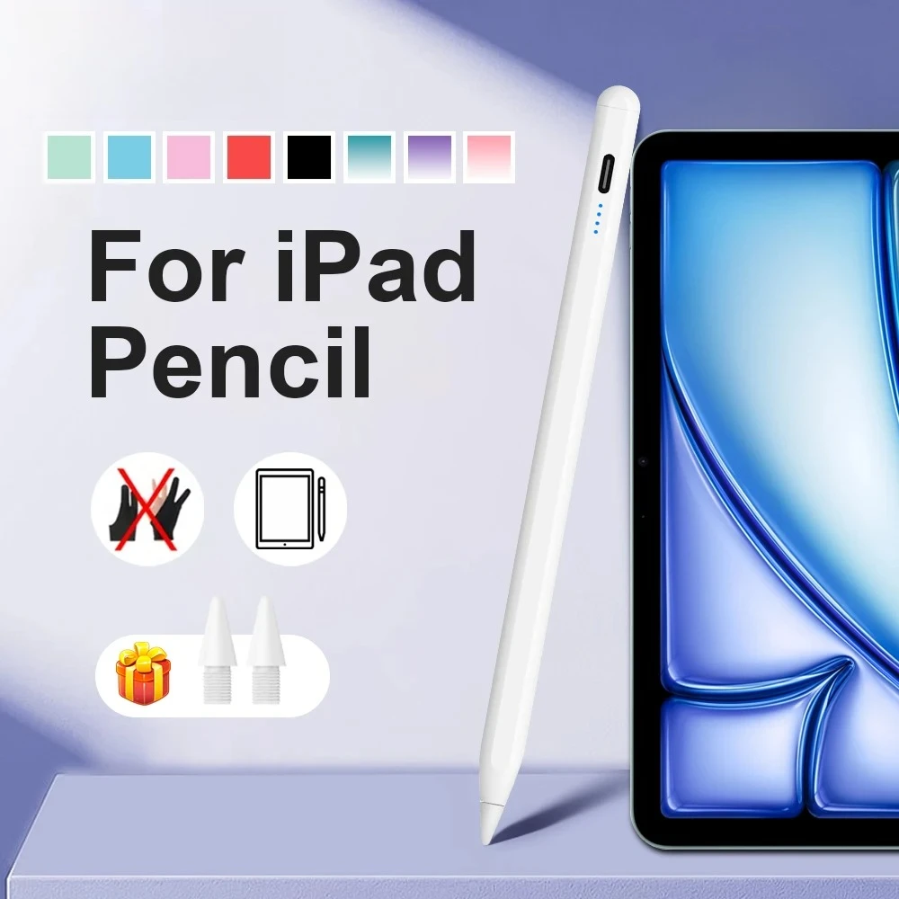For Apple Pencil 2 Palm Rejection Power Display iPad Accessories iPad A16 Air 11 5 4 Pro11th 13 12.9 M2 M3 M4 Mini 7  Stylus Pen