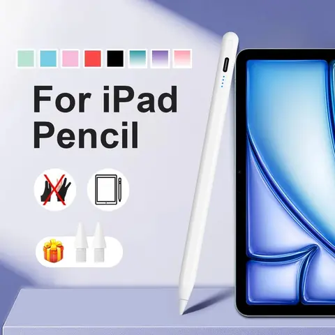 For Apple Pencil 2 Palm Rejection Power Display iPad Accessories iPad A16 Air 11 5 4 Pro11th 13 12.9 M2 M3 M4 Mini 7  Stylus Pen