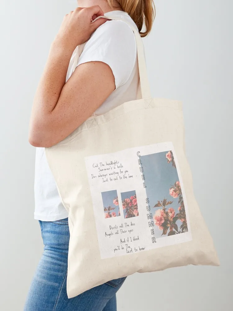 cruel summer Tote Bag Women's beach bags sac pour femme tote bag women Eco bag