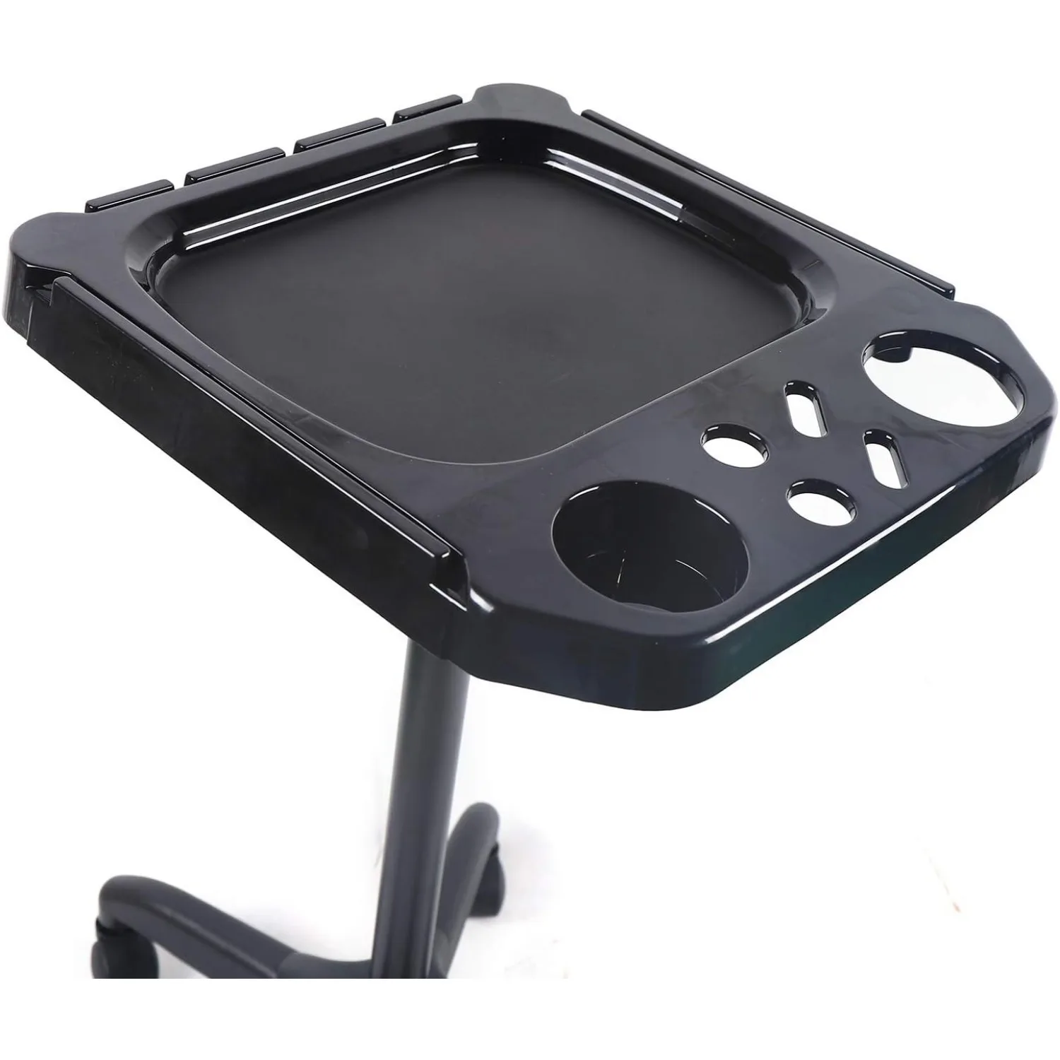 살롱 트레이 카트 조절 가능한 바퀴 달린 살롱 트레이 타투 트레이 롤링 트롤리 미용 도구 헤어 스타일리스트 보관 트롤리