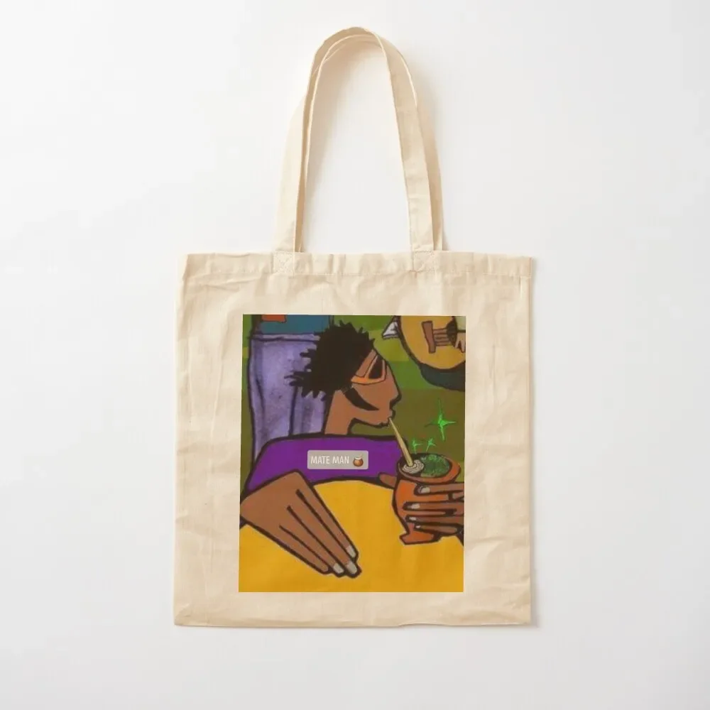 

Yerba Mate El Man Drink Argentina Tea Cool Mood Bombilla Boludo Tote Bag bags woman 2025 Eco bag great bag