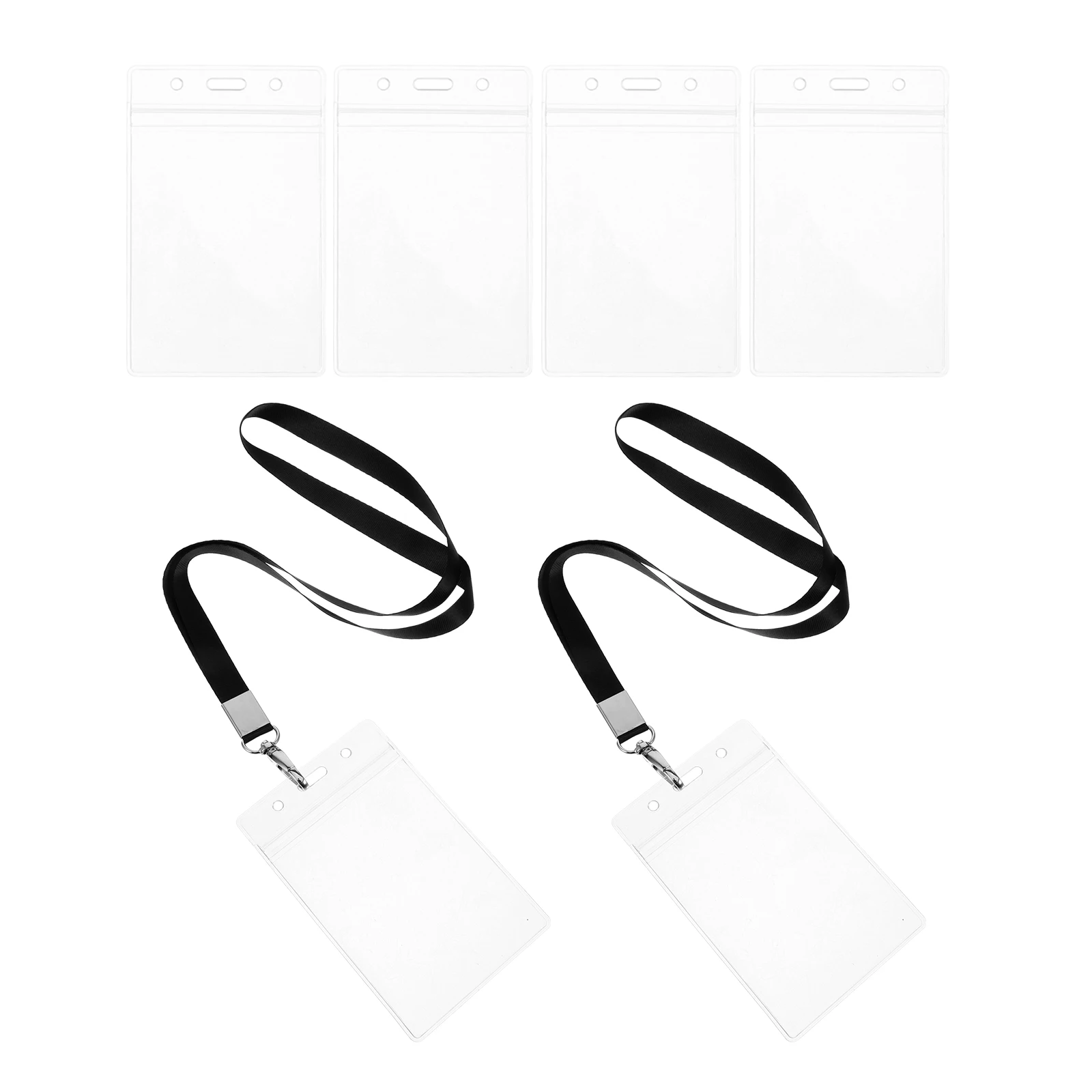 

6pcs Metal Label Cover Boarding Pass Holder ID Luggage Label Cover Case Name Badge Suitcase Accessory