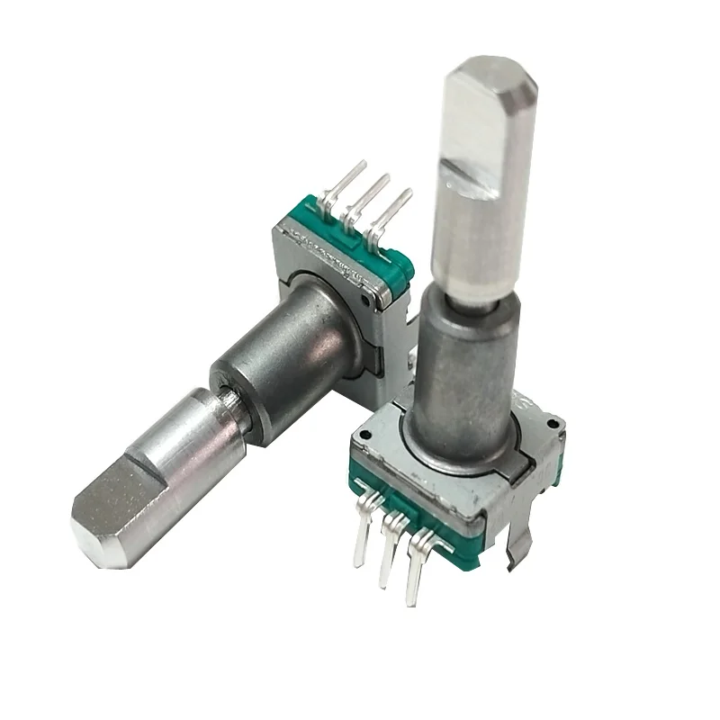 1PCS ALPS 360 Degree Rotating Smooth Encoder EC11 Car Navigation Digital volume potentiometer with switch 25MM half shaft