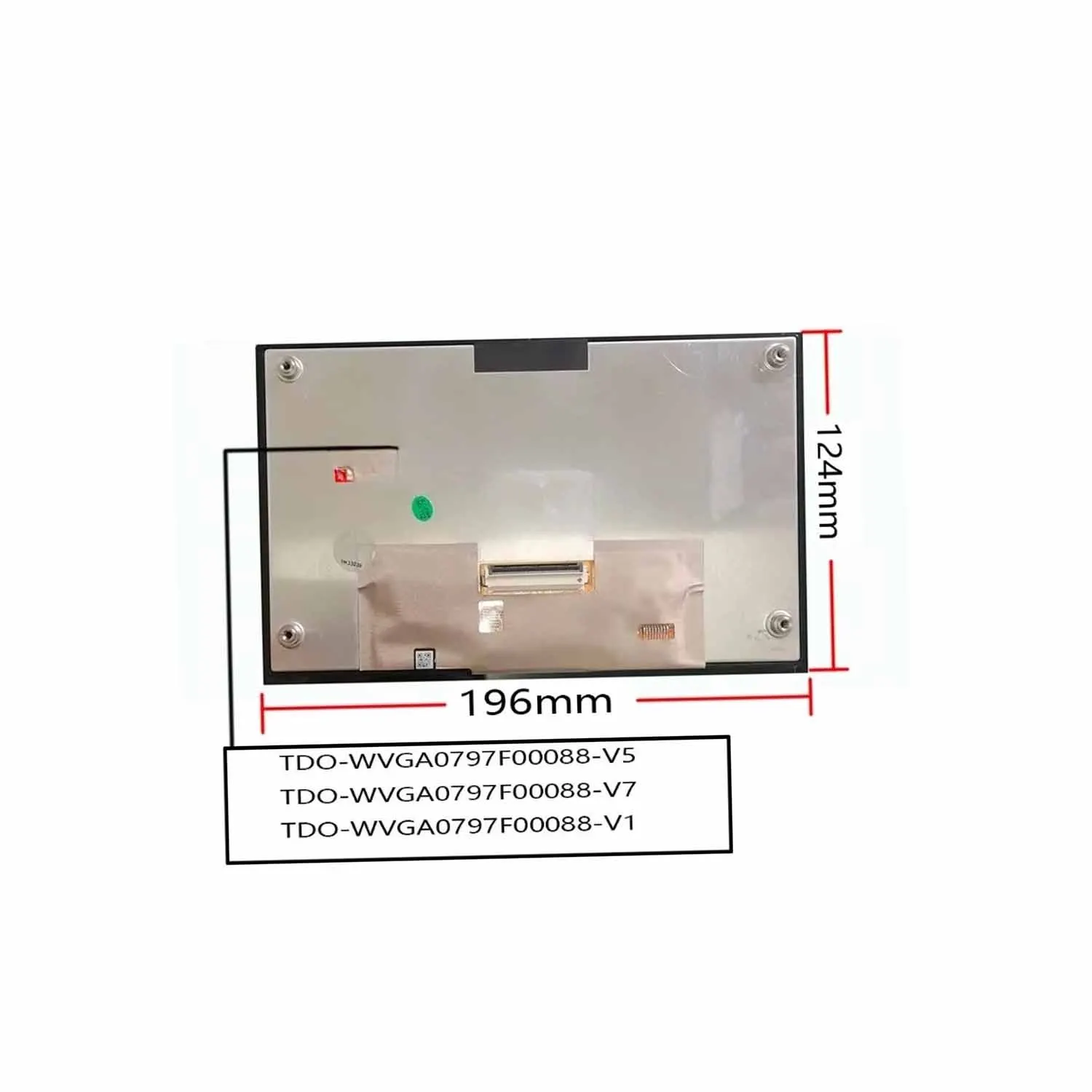 Lcd Touch Screen Tda-Wvga0797f00088 For Kia Niro 2019-2022 Interior Parts Gauge Sets Dash Panels Automobiles Parts Accessories