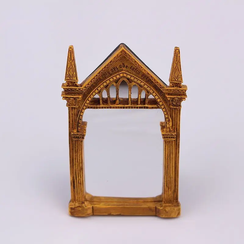 Vintage Mirror of Standing Bookshelf Decor Wizard Home Decor Fantasy Gift Family Delicate Holder Wall Hanging House Decor