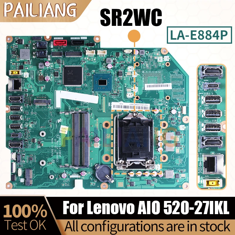 

For Lenovo AIO 520-27IKL Mainboard 11S01LM147ZZZ LA-E884P SR2WC All-in-one Motherboard Full Tested