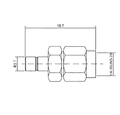 Sma Male Jack Naar Smb Stekker Rf Coaxiale Connector Adapter