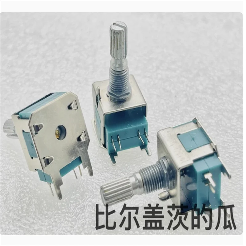 1 PCS Pulse Encoder EC18 Type 360 ° Rotating Yamaha Amplifier Volume Adjustment Flower Axis Length 20mm