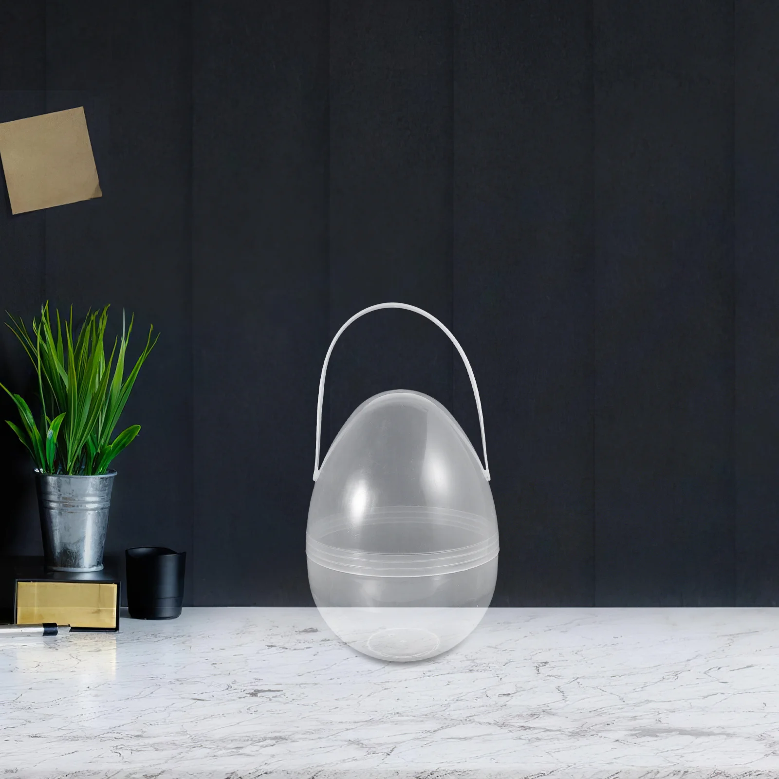 حاوية بيض عيد الفصح الشفافة، صندوق عرض محمول، منظم ديكور بلاستيكي شفاف للمناسبات الاحتفالية والتجمعات #6