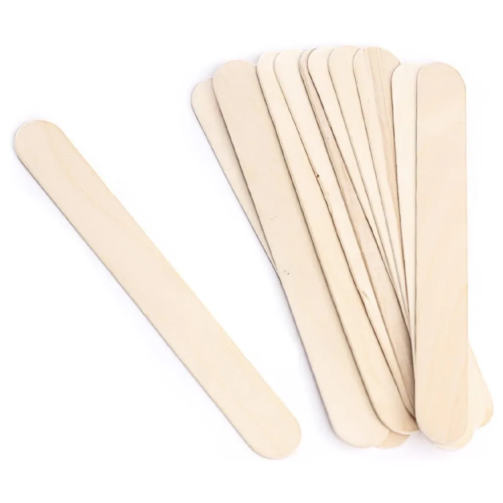 50/100/150Pcs 11.4cmIce Cream Popsicle Sticks Wooden Stirring Stick For Resin Mold Jewelry Making Handmade Craft Supplies Tools