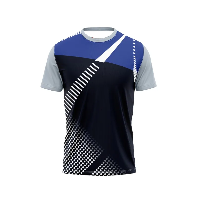 

Summer Men's Cycling 3D Printed Quick Drying T-shirt, Short Sleeved Shirt with Full Printed Pattern, Football Jersey Sportswear