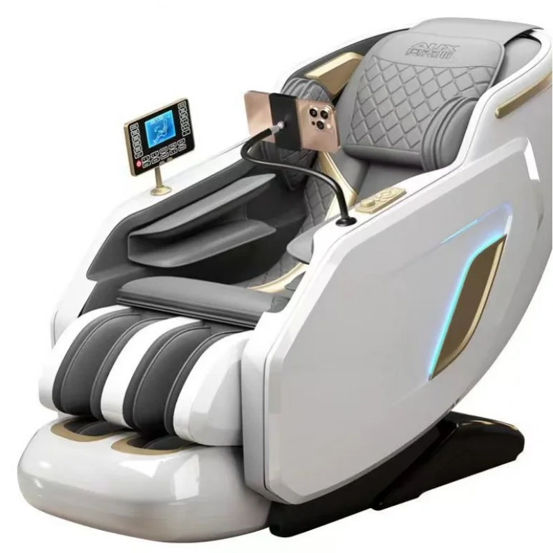 2025 كرسي تدليك فاخر جديد SL المسار 4 الأيدي محرك مزدوج المنزل كامل الجسم متعدد الوظائف AI كرسي أريكة ذكي #4