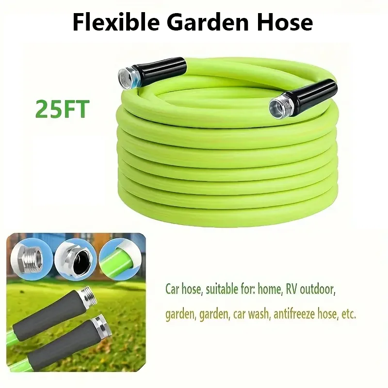 Heavy Duty Garden Hose 5/8 in Flexible Water Hose High Pressure Car Wash Pipe Garden Sprayer Watering Hose Irrigation Tools