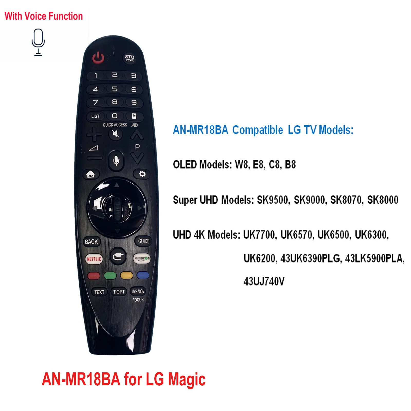 Voice Magic TV Remote Control AN-MR18BA AN-MR19BA MR20GA AN-MR600 AN-MR650A for L Smart TV New Remote Control