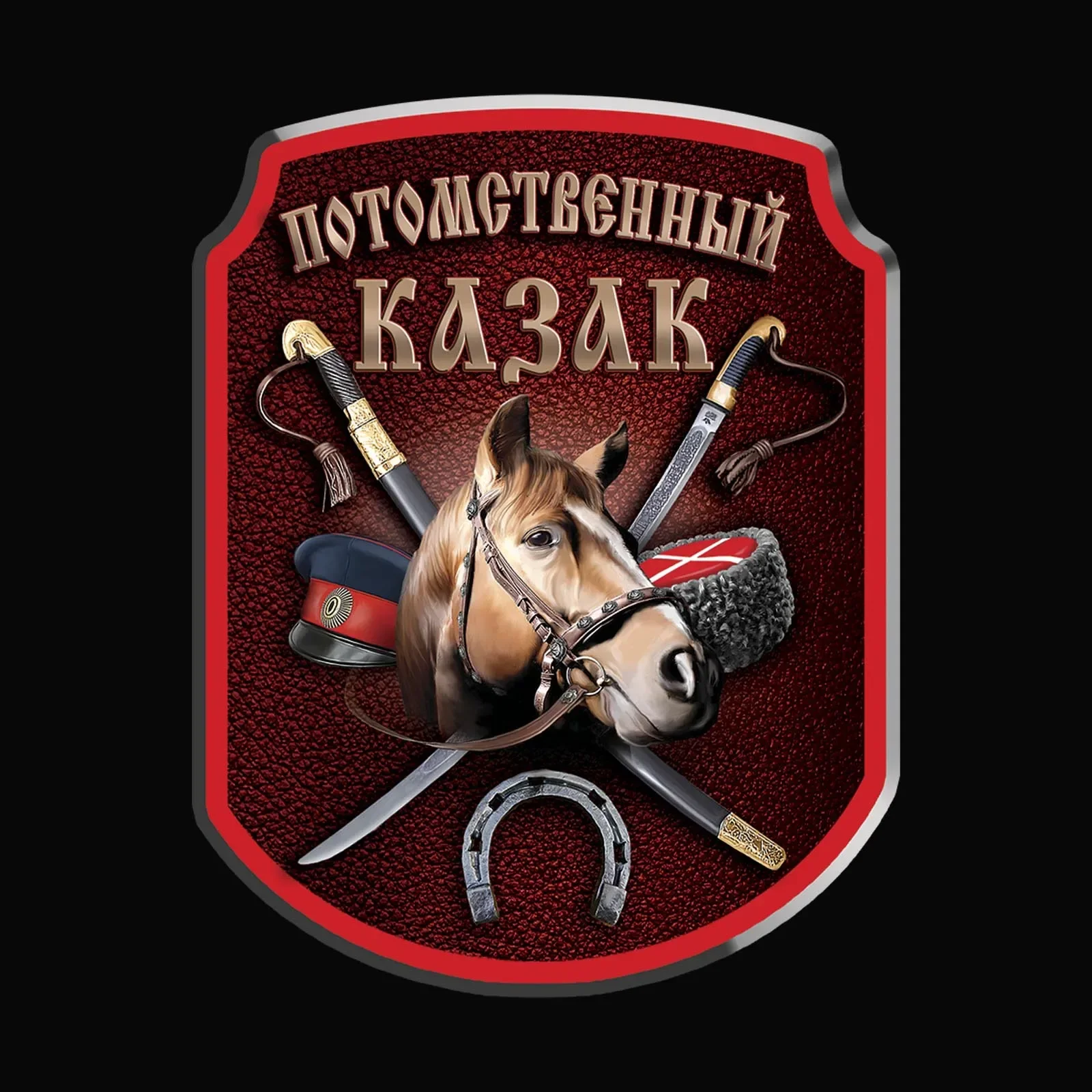 

Russian Warriors Cossack Descent T Shirt. 100% Cotton Short Sleeve O-Neck Casual T-shirt Loose Top New Size S-3XL