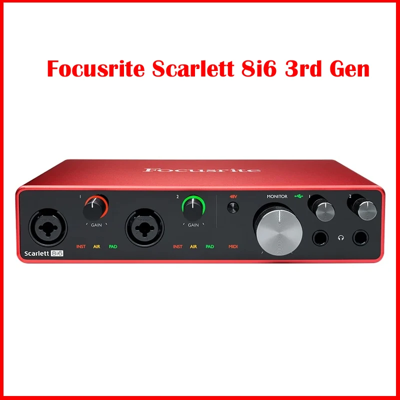 مراجعة وتحليل لجهاز Focusrite Scarlett 8i6 3rd Gen: مثالي لمحبي التسجيل الصوتي والموسيقى