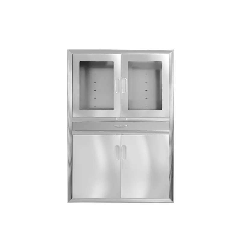 Three Medical Cabinets: Medicine Cabinet, Anesthesia Cabinet, Instrument Cabinet