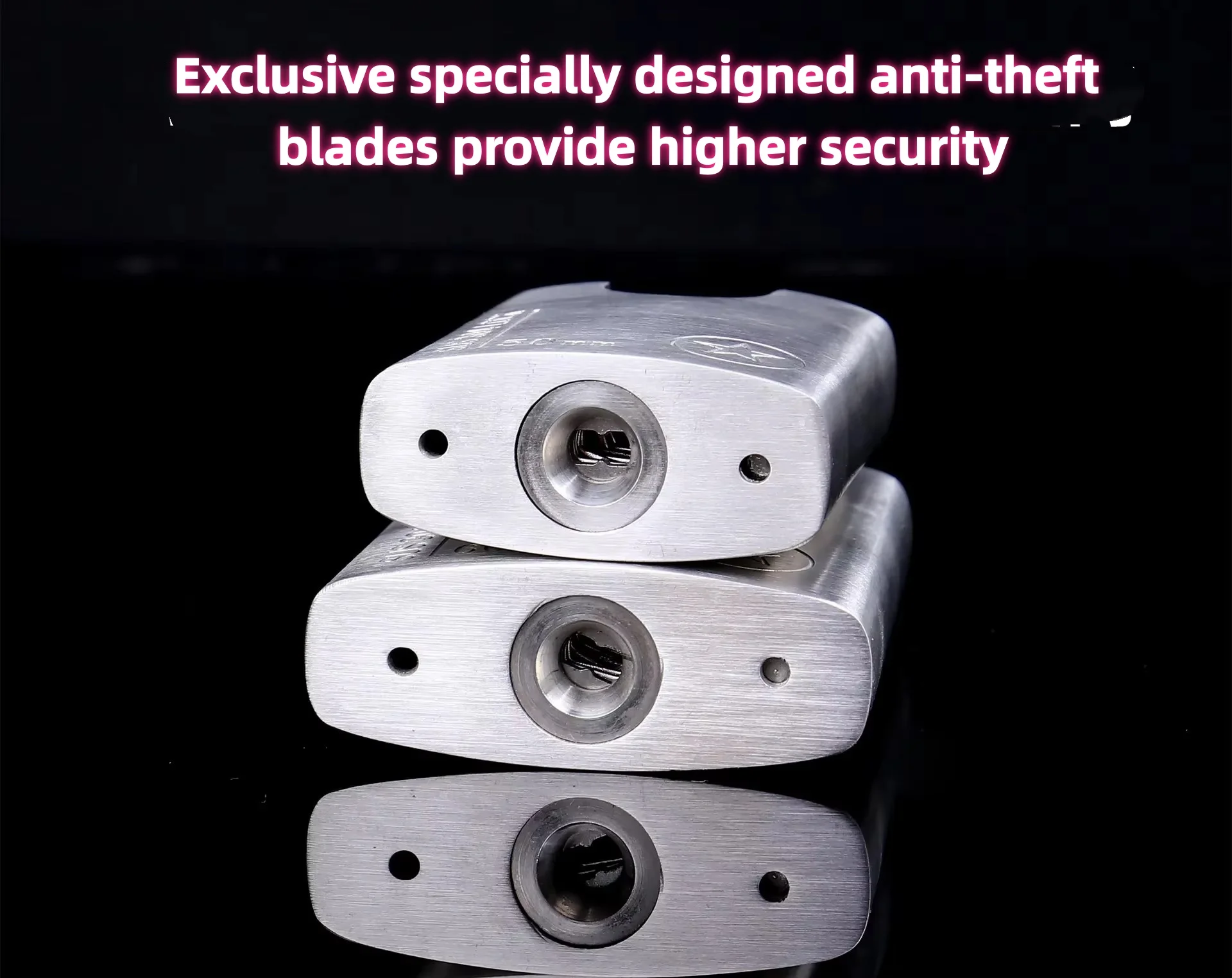 304 Stainless Steel Padlock Waterproof 4 Keys Lock 40-60mm for Outdoor Cabinet Gate Door Boat Hardware Rarelock MS426 a