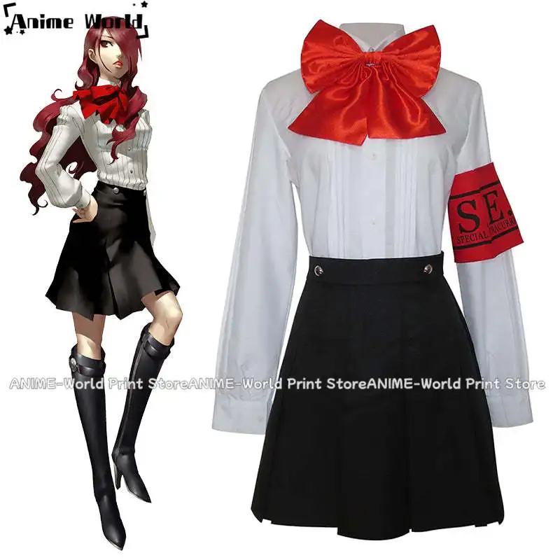 《Custom Size》Unisex Anime  Kirijo Gekkoukan High School Uniform Cosplay Costumes Outfit Halloween