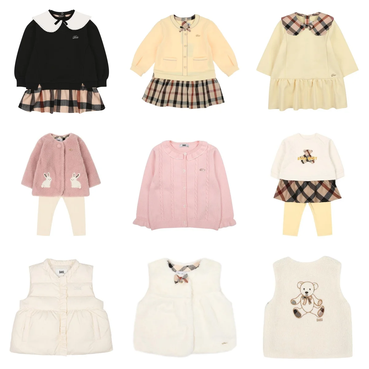 Girls Clothes Kids Clothes Set Children's Top and Bottom Clothes Set Baby Outfit Set 2025 Korean Children's Clothes