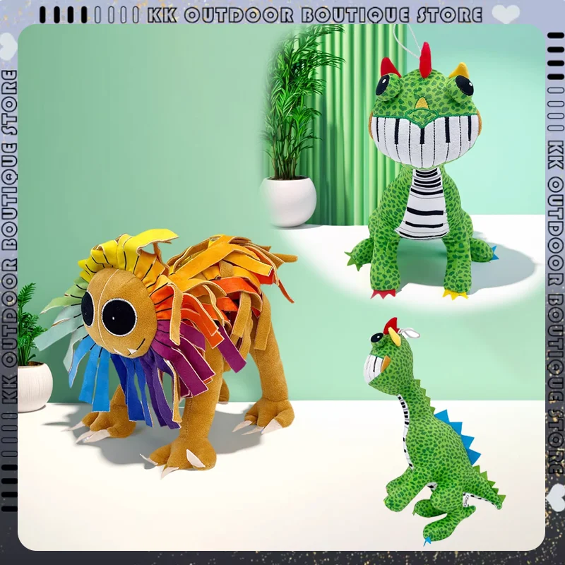 

Colorful Lion Monster Anime Plushies Toy Nightmare Game Cute Cartoon Dinosaur Plush Soft Stuffed Animal Doll Toys Christmas Gift