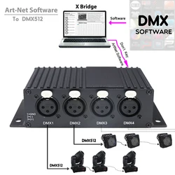 New X-Power ArtNet Software DMX512 Dimmer Disco Lighting MA2 Ma3 OnPc Sun Suite3 DVC5 Titan11 AVO Titan