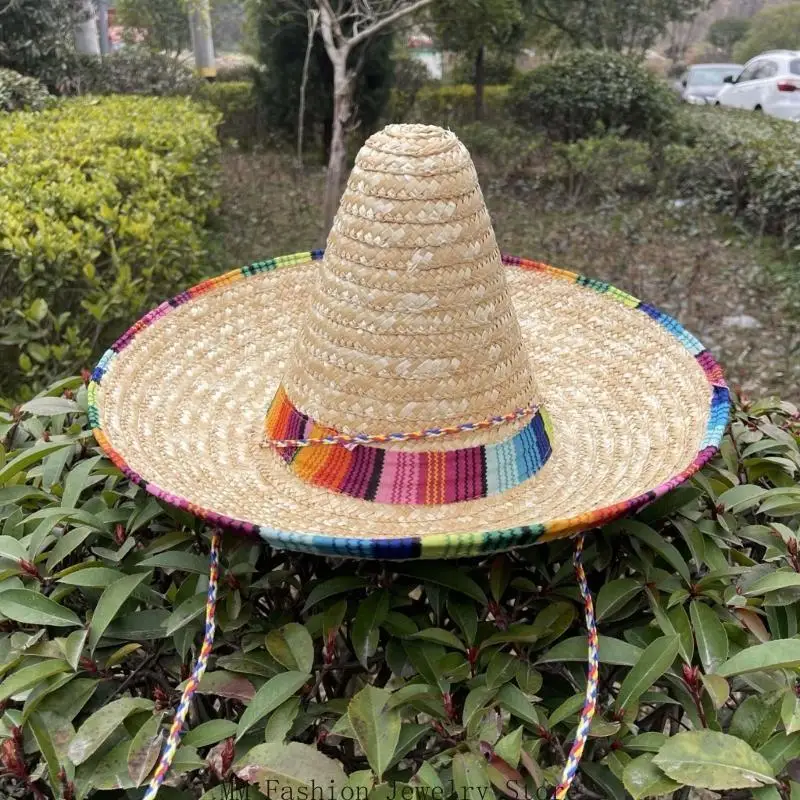 D0UB Fiest chapeau Fiest fête chapeau mexicains Sombrero chapeau paille Sombrero chapeau mexicains chapeau Sombrero fête chapeau