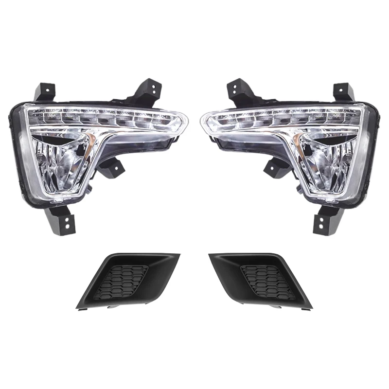 Customer customization Front Bumper Light Front Fog Light Daytime Running Light For Changan CS15 2016 2017 2018 Fog Lamp Frame