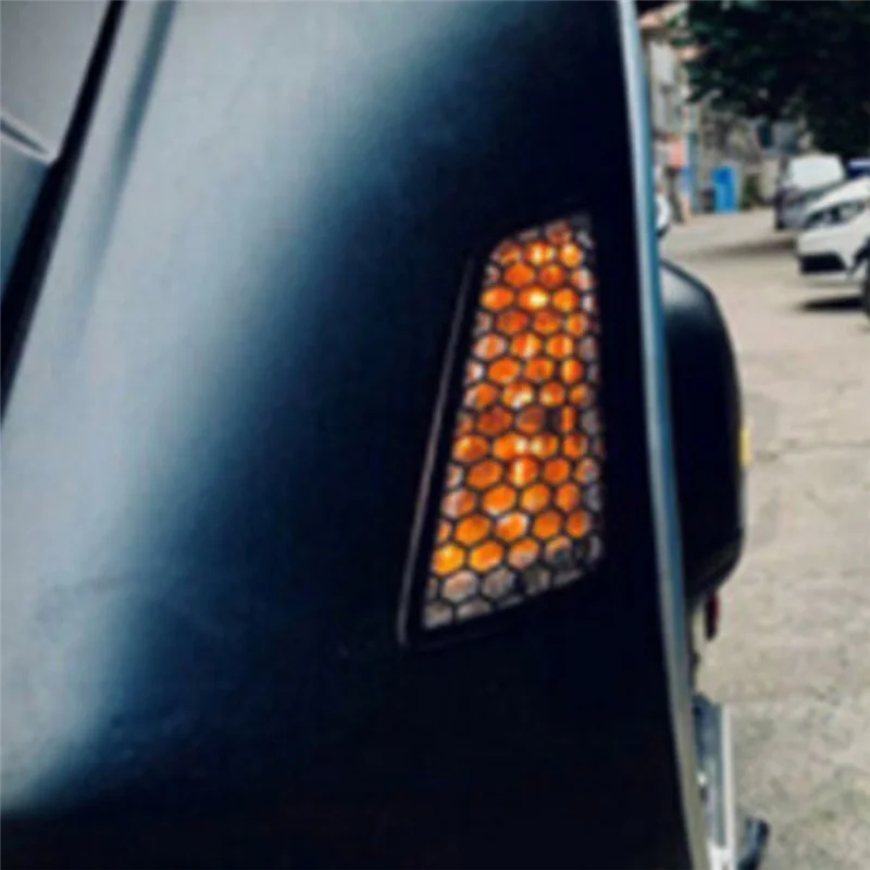 

Motorcycle Headlight Net Cover Guard Front Rear Turn Signal Light Cover For VESPA GTS 125 250 300