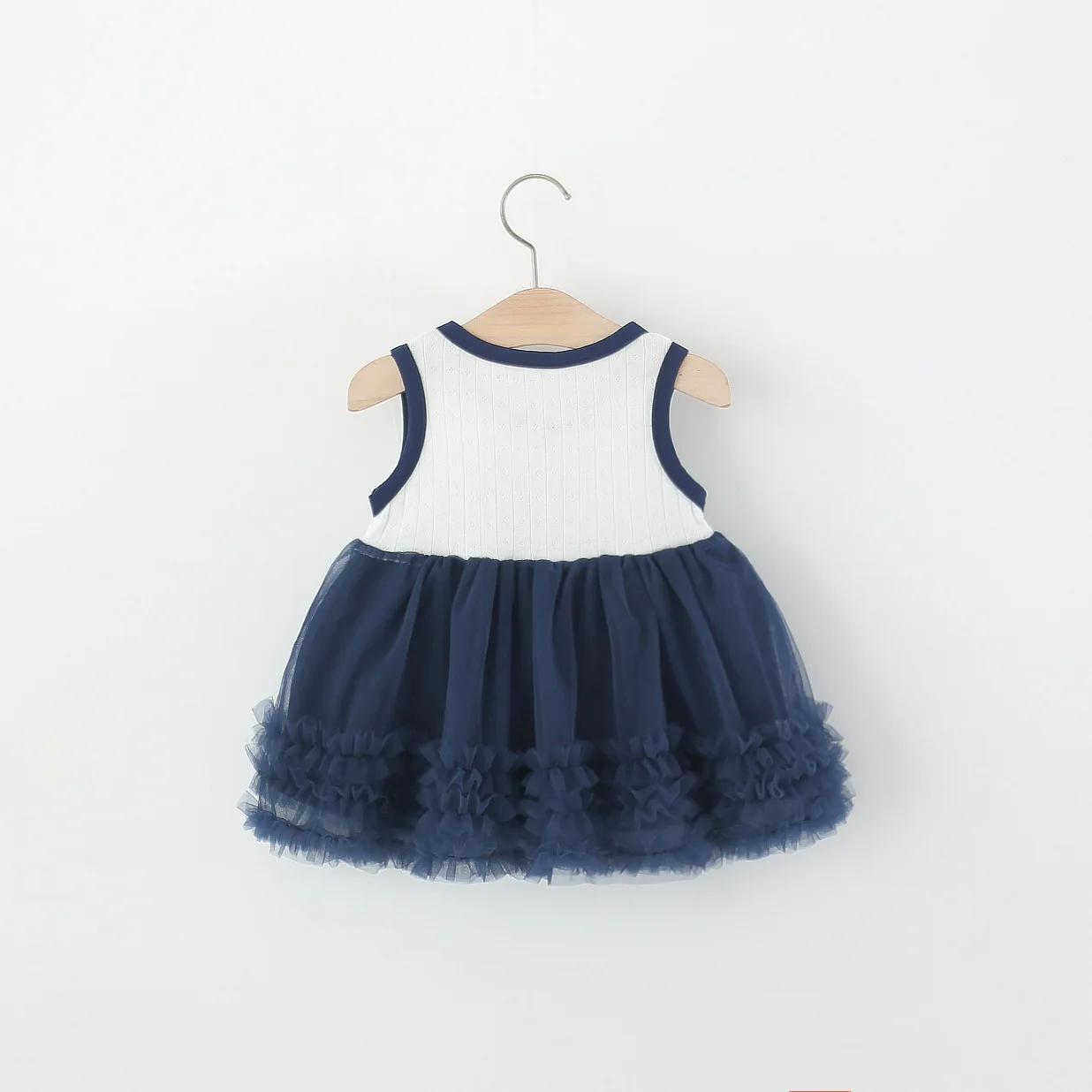 Summer New Baby Girl Dress Sweet Bow Sleeveless Princess Dress Breathable Daily Outdoor Children'S Clothing 6 Months -3 Years