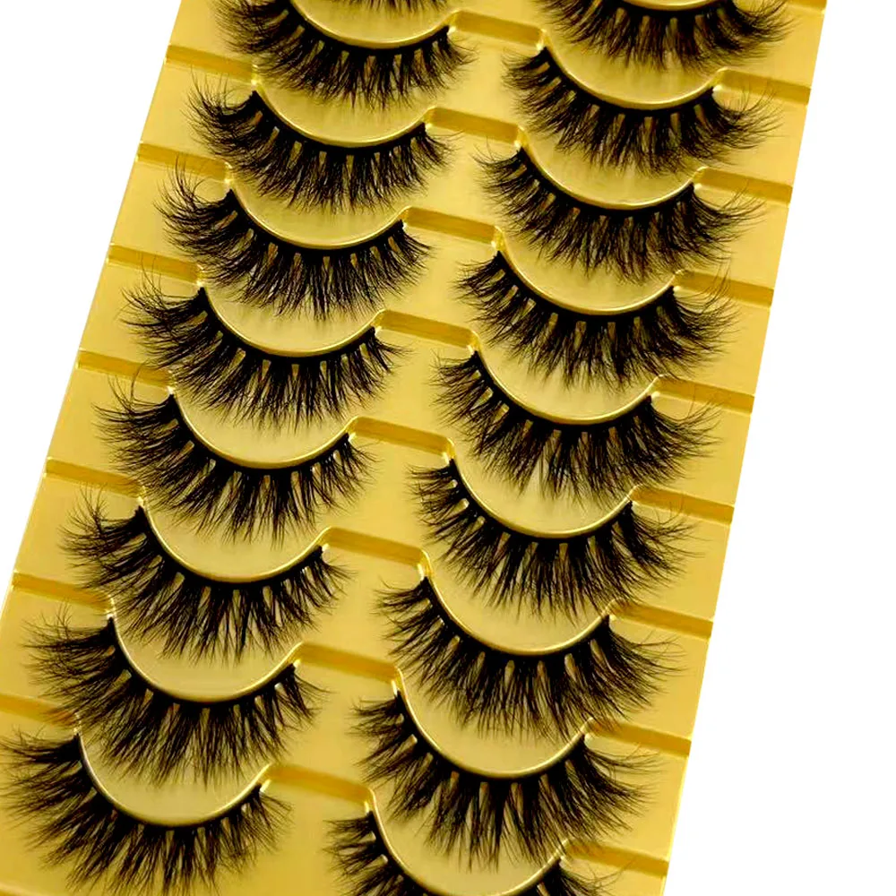 38 Stile 10 Paar Natürliche Lange 3D Nerz Falsche Wimpern Make-up-Set Nerz-Wimpernverlängerung Kurze Wimpern – Detail 22