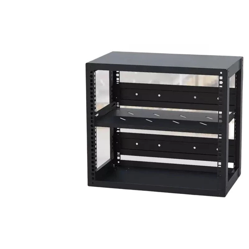 12U 15U 20U Open Frame Server Rack, Floor Standing & Wall Mounted, Adjustable Depth For Micro Data Center Office