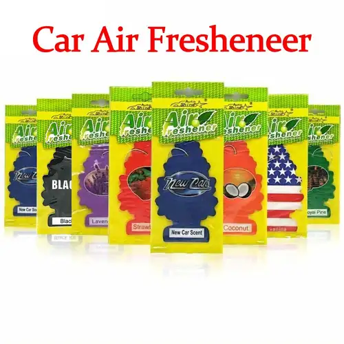 Ambientador de aire para coche, árbol de Navidad, aromaterapia Natural, papel de té, Perfume colgante, vainilla, piezas de automóvil, Interior, 3-80 Uds.