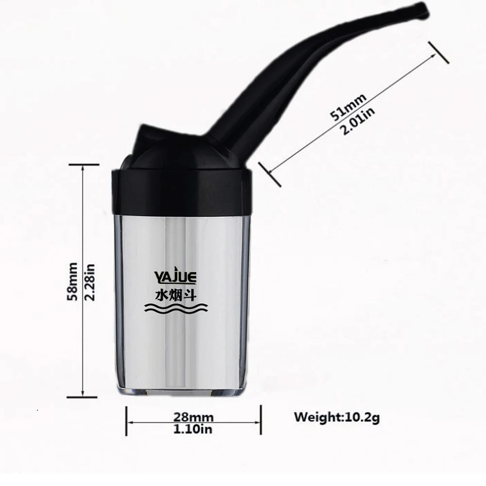 1 or 2 Pieces Filter for Mini Pipe Smoking Accessories ABS Plastic Bottle Suitable for Smoking Enthusiasts At Parties Families