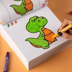 New 46 Pages/Book Creative Coloring Book For Kids Girls And Boys Baby Painting Books Notebook For Drawing Kawaii School Supplies