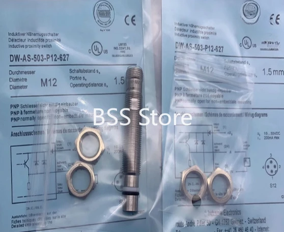 

DW-AS-503-P12-621 DW-AS-503-P12-622 DW-AS-503-P12-627 DW-AS-503-P12-630 DW-AS-503-P12-635 Inductive Proximity Switch Sensor