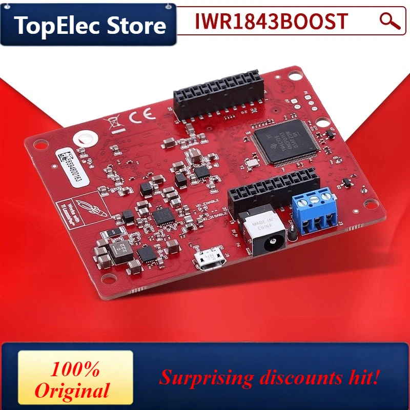 TopElec IWR1843BOOST IWR1843 76/81GHz Millimeter-Wave Industrial Radar Sensor Evaluation Module High-Precision Industrial Positi