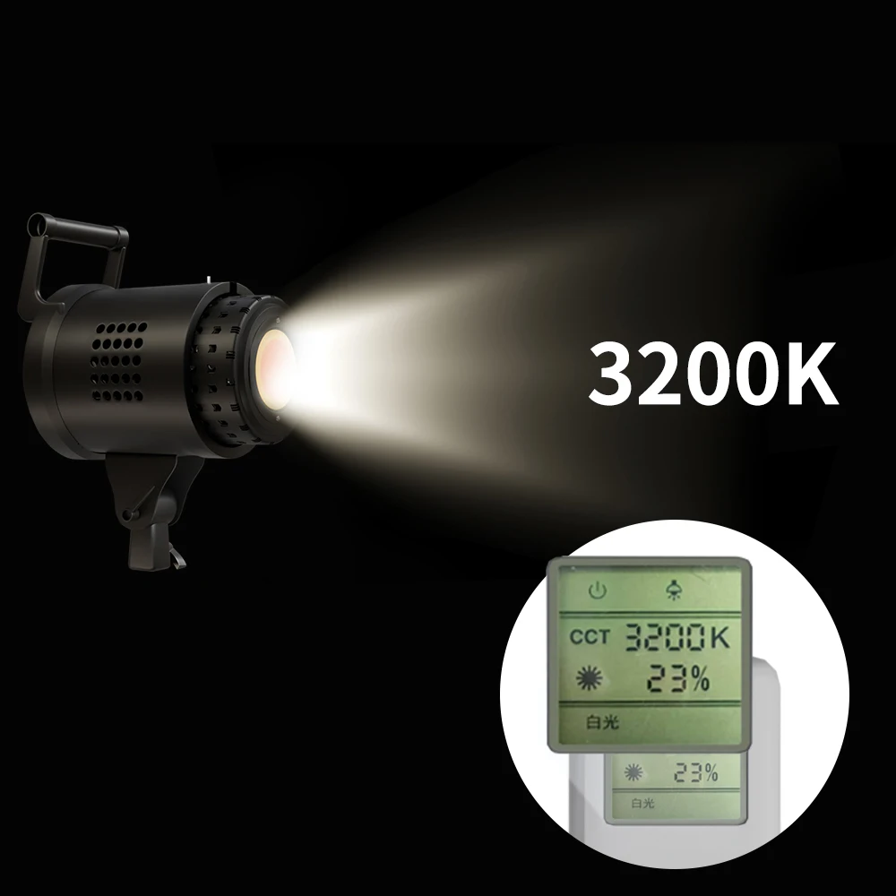 115/135 واط التصوير بوينز الإضاءة LED 220 فولت فيديو استوديو ضوء النهار المتوازن مصباح صورة فلاش استوديو 3000-6000 كيلو 3 ألوان