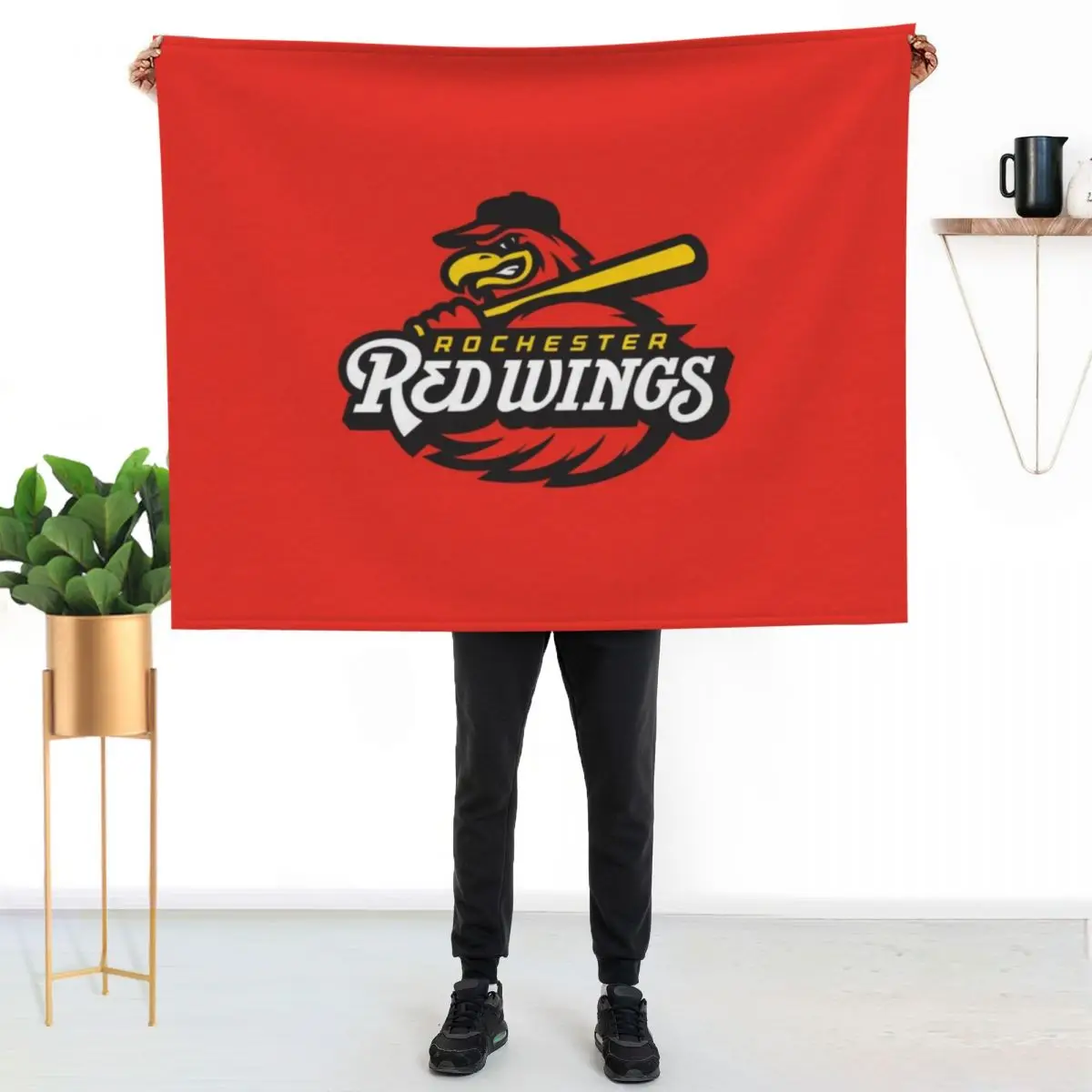 Cheapest-Red-Wings-Baseball Throw Blanket Plaid Decorative Sofa Beach Retros Decorative Beds manga Blankets