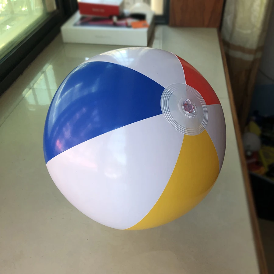 Ballon gonflable coloré de 30cm de diamètre, 4 pièces, pour piscine, jeu d'eau, Sport de plage, jouets amusants pour enfants