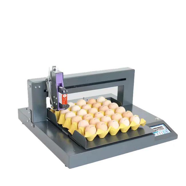 تعمل عملية الطابعة النافثة للحبر البيضية الذكية تدعم آلة الترميز متعددة اللغات