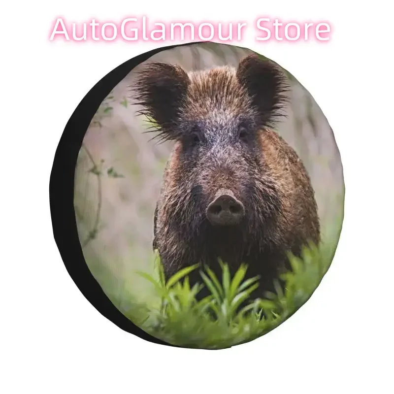 

Custom Wild Animal Boar Spare Tire Cover for Toyota RAV4 Prado 4WD 4x4 RV Car Wheel Protectors 14" 15" 16" 17" Inch