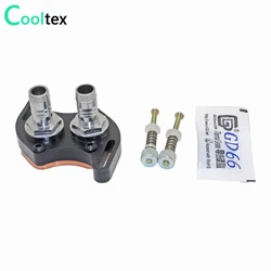 2018 new North and South bridge Water cooling watercooled Block cooler diagonal hole spacing 43mm-58mm with mounting screws