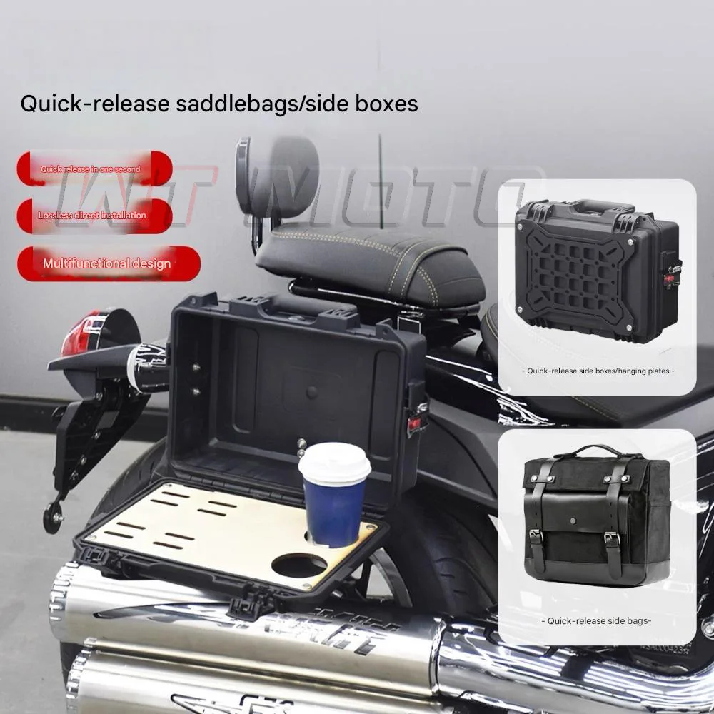 Quick-release canvas saddle bag for GAOKIN 650 THOR saddlebag stand for 650thor