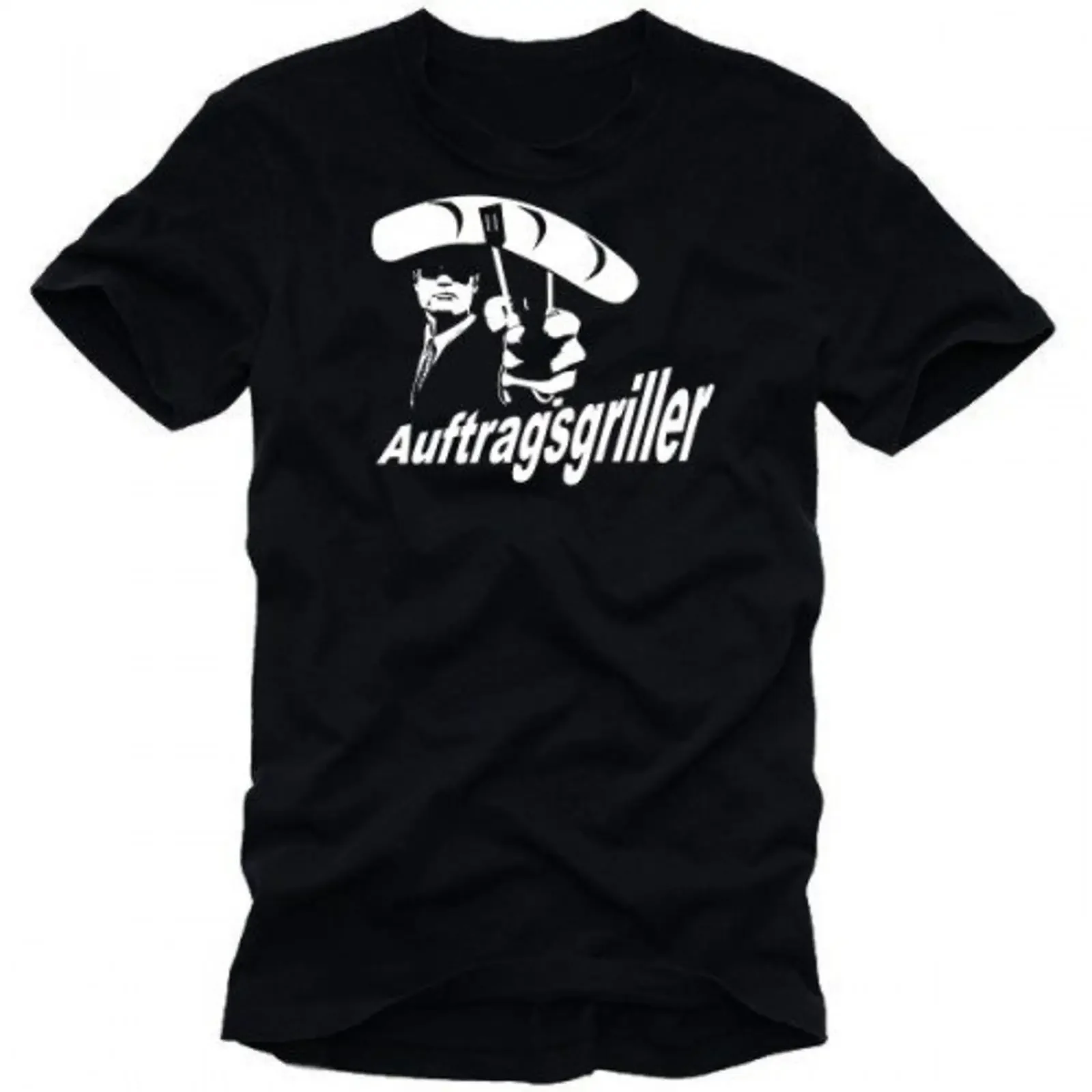 Coole Fun T Shirt Grill Auftragsgriller Griller BBQ GRILLSPORT schwarz Weiss vintage Washed designer clothes graphic